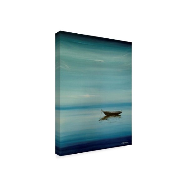 Cherie Roe Dirksen 'Serenity Boat' Canvas Art,18x24